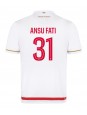 Billige AS Monaco Ansu Fati #31 Hjemmedrakt 2025-26 Kortermet